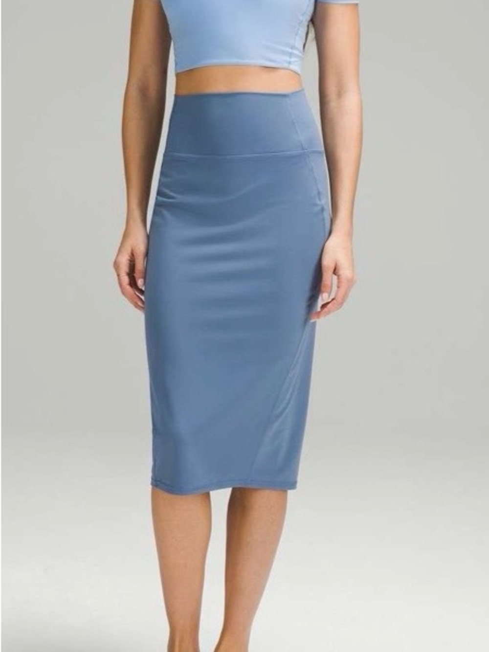 Lululemon Nulu Slim-Fit High-Rise Skirt, size 6, new with tag, Oasis Blue
#166
